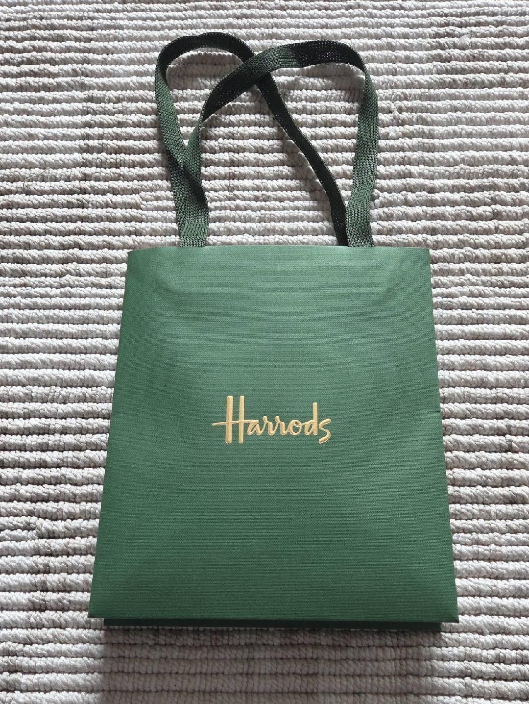 Harrods Paper Shopping Bag